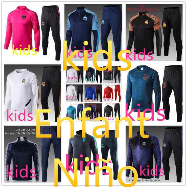 kids 2019 2020 football kits real madrid ajax kids soccer tracksuit survetement foot football chandal futbol survetement training suit 19 20, Black
kids 2019 2020 football kits real madrid ajax kids soccer tracksuit survetement foot football chandal futbol survetement training suit 19 20, Black