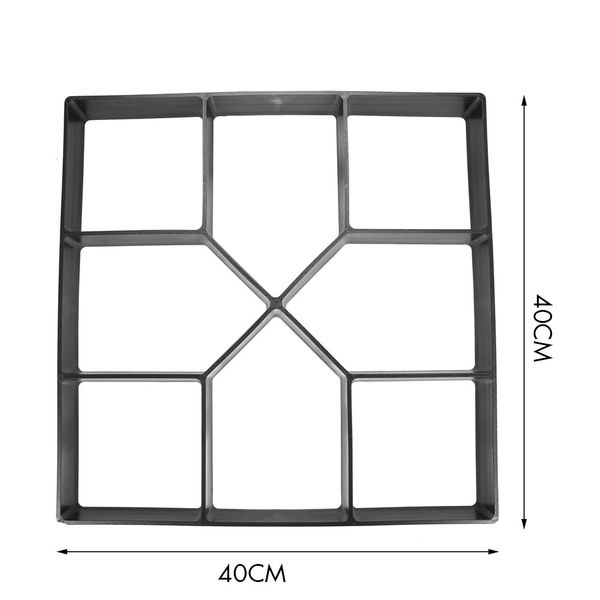 40 * 40см diy пластиковые garden path maker модель бетон ступенькой цемент кирпич плесень драйвуэй мощение тротуаров mold
40 * 40см diy пластиковые garden path maker модель бетон ступенькой цемент кирпич плесень драйвуэй мощение тротуаров mold