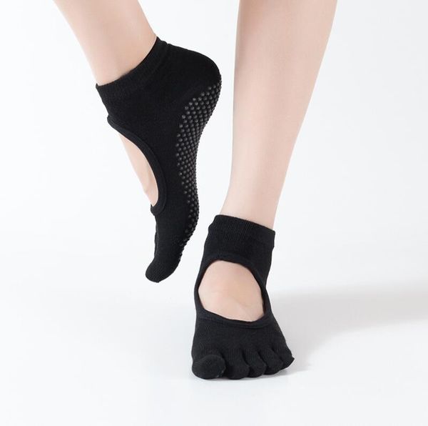 by dhl 200pair women yoga socks anti-slip five fingers backless silicone 5 toe socks ballet gym fitness sports cotton, Black
by dhl 200pair women yoga socks anti-slip five fingers backless silicone 5 toe socks ballet gym fitness sports cotton, Black
