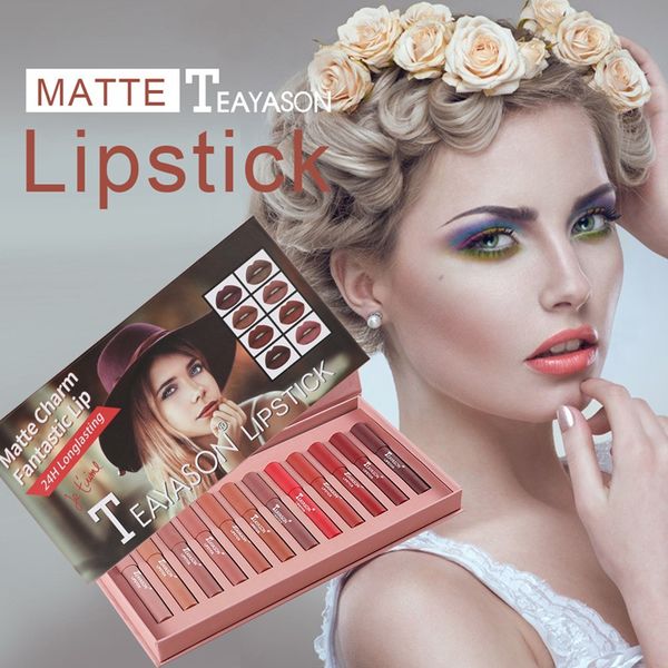 12 pcs/set matte lip gloss set liquid lipstick waterproof long lasting moisturizing lipstick women lip tint beauty cosmetics set
12 pcs/set matte lip gloss set liquid lipstick waterproof long lasting moisturizing lipstick women lip tint beauty cosmetics set
