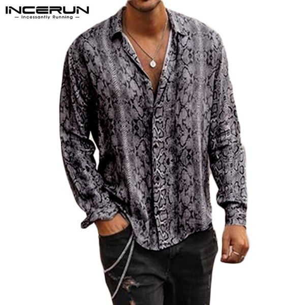 incerun fashion printed shirt men long sleeve lapel personality brand chemise button casual men shirts streetwear 2020 3xl, White;black
incerun fashion printed shirt men long sleeve lapel personality brand chemise button casual men shirts streetwear 2020 3xl, White;black
