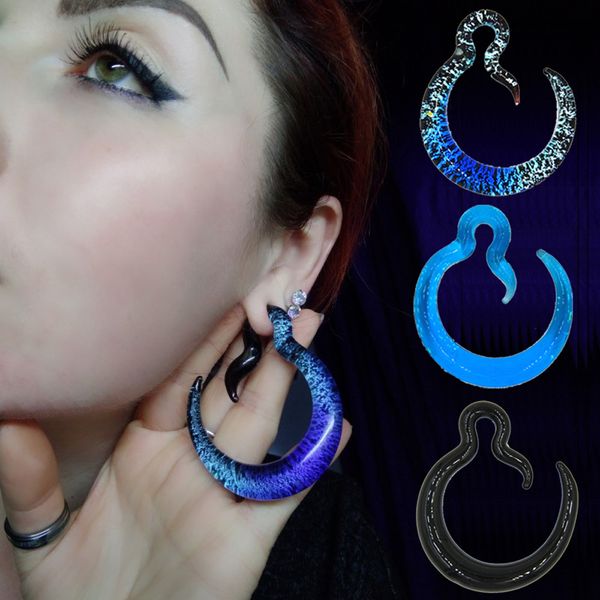 pair pyrex glass spiral ear taper stretcher gauge expander tunnel plug stretching piercing body jewelry ear hanger weight 6mm, Slivery;golden
pair pyrex glass spiral ear taper stretcher gauge expander tunnel plug stretching piercing body jewelry ear hanger weight 6mm, Slivery;golden