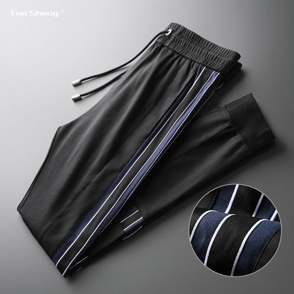 fashion new stitching jogger pant men drawstring sports pants stitching section ribbon personality casual trousers, Black
fashion new stitching jogger pant men drawstring sports pants stitching section ribbon personality casual trousers, Black