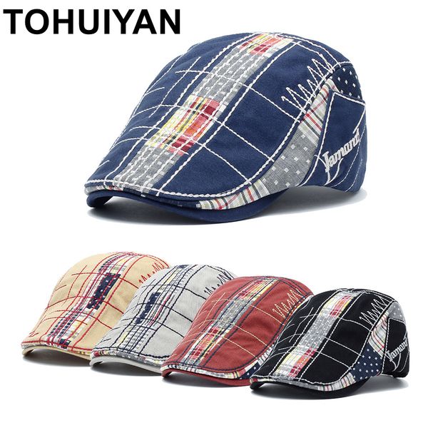 tohuiyan 2019 vintage cotton beret cap mens ivy hat duckbill visor cabbie hats summer flat caps newsboy caps droping shipping, Blue;gray
tohuiyan 2019 vintage cotton beret cap mens ivy hat duckbill visor cabbie hats summer flat caps newsboy caps droping shipping, Blue;gray