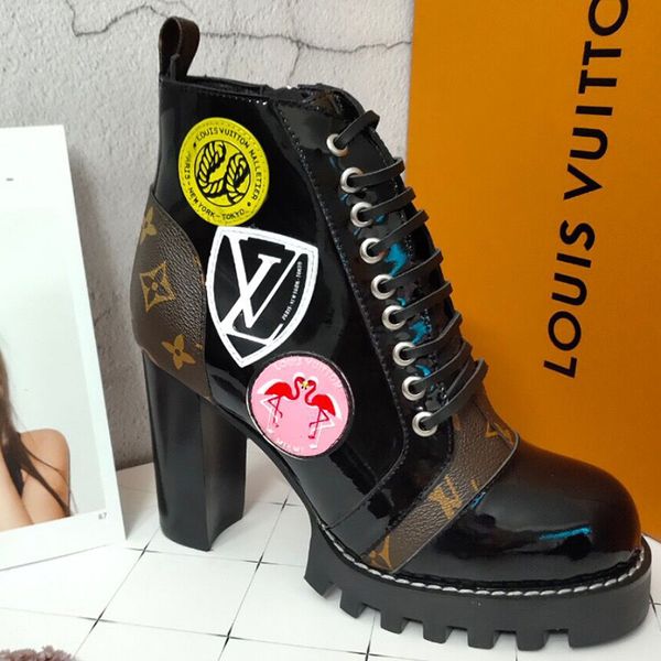 luxury womens printing martin platform work boot snow boot lady white ankle boots winter thick high heel shoes, Black
luxury womens printing martin platform work boot snow boot lady white ankle boots winter thick high heel shoes, Black