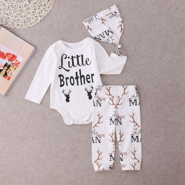 2019 новорожденных мальчики xmas gift одежда ромперы top little brother long лань h 3шт эпикировка симпатичный белый набор ss, White
2019 новорожденных мальчики xmas gift одежда ромперы top little brother long лань h 3шт эпикировка симпатичный белый набор ss, White