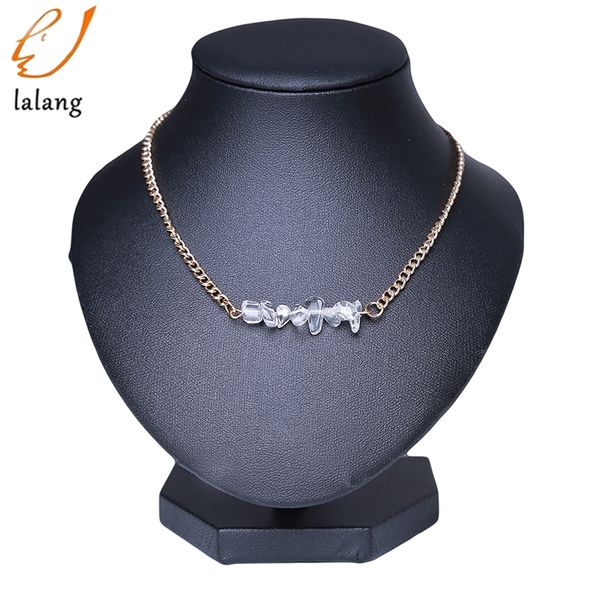 new stone jewelry fashion pure natural stone necklace statement clavicular chain necklaces female gift, Silver
new stone jewelry fashion pure natural stone necklace statement clavicular chain necklaces female gift, Silver