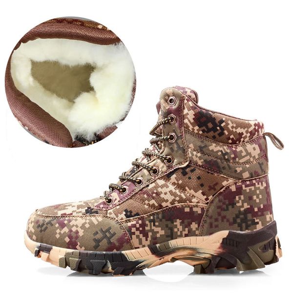qmjhvx men's boots winter plush warm cold snow boots non-slip camouflage outdoor pure wool high-climbing men's shoes, Black
qmjhvx men's boots winter plush warm cold snow boots non-slip camouflage outdoor pure wool high-climbing men's shoes, Black