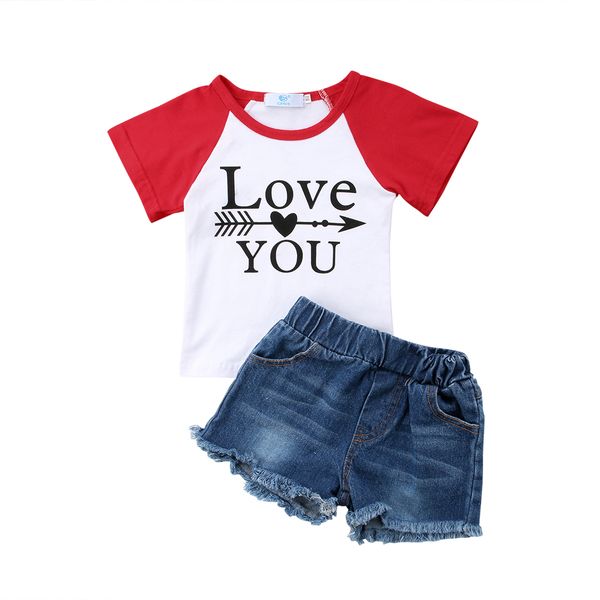 2018 new fashion baby girl kids summer outfits clothes t-shirt and shorts pants 2pcs set fasshion summer lovely cute ch, White
2018 new fashion baby girl kids summer outfits clothes t-shirt and shorts pants 2pcs set fasshion summer lovely cute ch, White