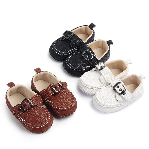 1 pair buckle strap baby bean shoe spring summer casual style baby walking shoe solid color pu sofe sole prewalker, Black
1 pair buckle strap baby bean shoe spring summer casual style baby walking shoe solid color pu sofe sole prewalker, Black