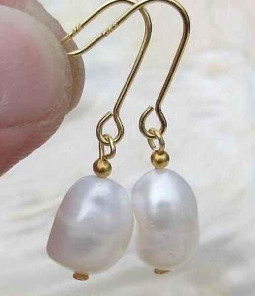 envÃo gratis fotos reales 10-12mm mar del sur barroco blanco pendientes de perlas 14 koro amarillo, Silver
envÃo gratis fotos reales 10-12mm mar del sur barroco blanco pendientes de perlas 14 koro amarillo, Silver