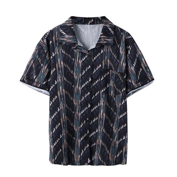 hawaiian printed shirt men casual men's short sleeve shirt button print beach loose blouse streetwear camisa masculina 0408, White;black
hawaiian printed shirt men casual men's short sleeve shirt button print beach loose blouse streetwear camisa masculina 0408, White;black