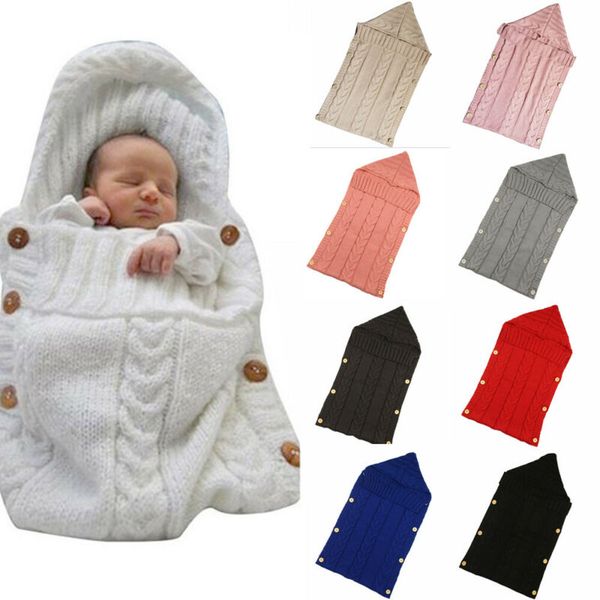 newborn infant baby winter solid color blanket knitted crochet winter warm swaddle wrap sleeping bags, Blue;red
newborn infant baby winter solid color blanket knitted crochet winter warm swaddle wrap sleeping bags, Blue;red