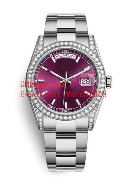 8 colour quality fashion date watches president 36 mm 118239 228239 118389 stainless steel bezel diamond asia 2813 movement autom, Slivery;brown
8 colour quality fashion date watches president 36 mm 118239 228239 118389 stainless steel bezel diamond asia 2813 movement autom, Slivery;brown