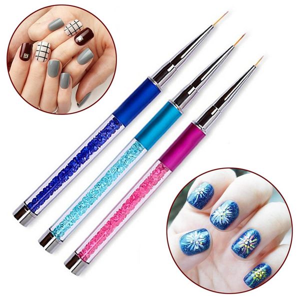 7/9/11mm nail art brush painting flower drawing line pen crystal rhinestone metal acrylic uv gel polish design tool manicure, Yellow
7/9/11mm nail art brush painting flower drawing line pen crystal rhinestone metal acrylic uv gel polish design tool manicure, Yellow