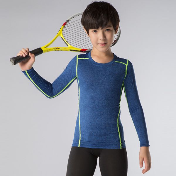 shirt homme running kids compression quick dry long sleeve running slim fit tees sport boys fitness gym t shirts muscle tee, Black;blue
shirt homme running kids compression quick dry long sleeve running slim fit tees sport boys fitness gym t shirts muscle tee, Black;blue