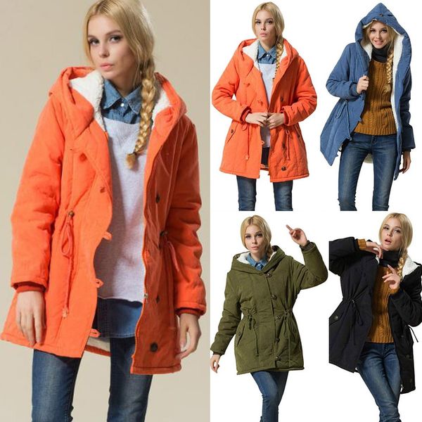 casaco feminino kurtka damska winter coat women solid jacket lambswool cotton coat thicker outwear veste femme hiver, Black
casaco feminino kurtka damska winter coat women solid jacket lambswool cotton coat thicker outwear veste femme hiver, Black