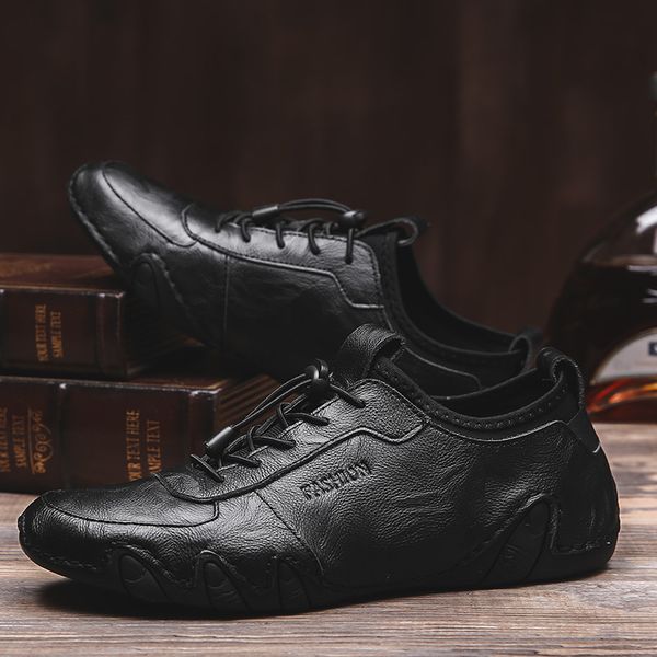 genuine leather casual shoes men fashion business mens shoe soft non-slip wear-resistant black man loafers
genuine leather casual shoes men fashion business mens shoe soft non-slip wear-resistant black man loafers