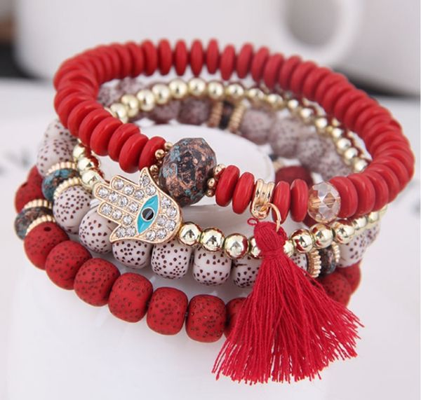bracelet set new crystal delicate opal wings love beaded bracelet tassel set retro ethnic jewelry, Golden;silver
bracelet set new crystal delicate opal wings love beaded bracelet tassel set retro ethnic jewelry, Golden;silver