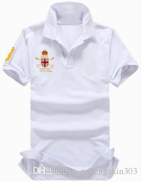 wholesale summer men short sleeve polos big horse embroidery cotton male casual polo shirts slim mens tshirt white, White;black
wholesale summer men short sleeve polos big horse embroidery cotton male casual polo shirts slim mens tshirt white, White;black