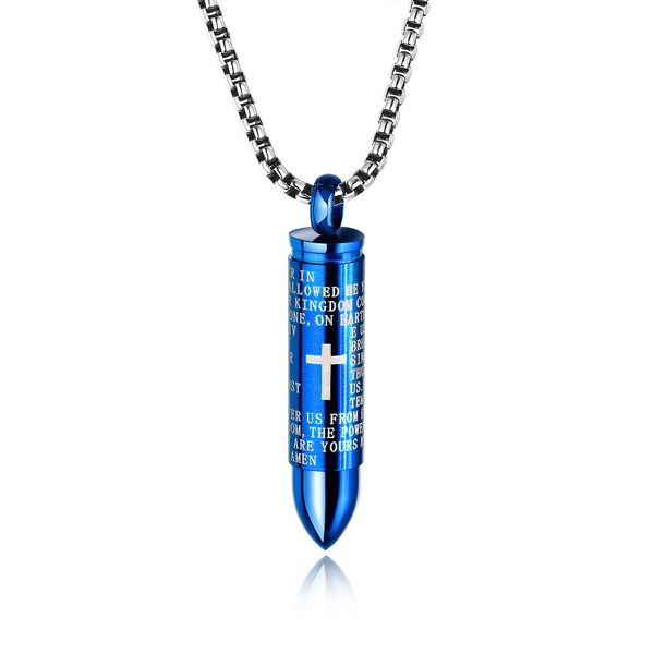 personalized fashion titanium steel jewelry stainless steel men pendant can unscrew creative cross can be loaded with paper necklace, Silver
personalized fashion titanium steel jewelry stainless steel men pendant can unscrew creative cross can be loaded with paper necklace, Silver