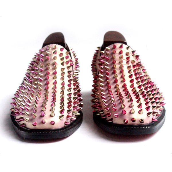 2020 new fashion men pink night club party slip on loafers handmade rivet wedding genuine leather dress shoes plus size footwear, Black
2020 new fashion men pink night club party slip on loafers handmade rivet wedding genuine leather dress shoes plus size footwear, Black