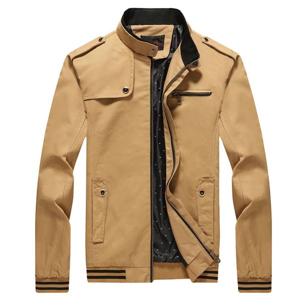 thoshine brand spring autumn men cotton jackets slim fit solid color pockets buttons male fashion outerwear jacket brand coats, Black;brown
thoshine brand spring autumn men cotton jackets slim fit solid color pockets buttons male fashion outerwear jacket brand coats, Black;brown