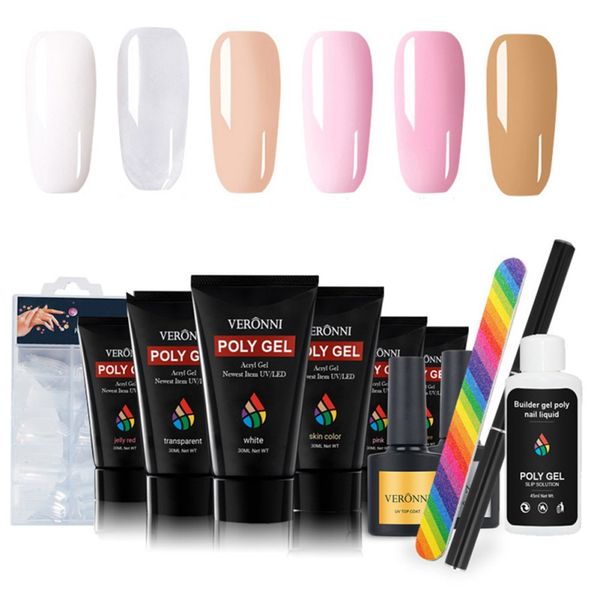 12 pcs/set 6 colors nail extension gel dressing tool multicolor extended quick building nail mold tips
12 pcs/set 6 colors nail extension gel dressing tool multicolor extended quick building nail mold tips