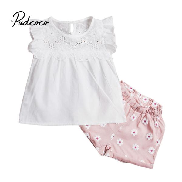 pudcoco 2019 summer cute 2pcs toddler kids baby girls princess outfits white blouse +shorts pants clothes set dropshipping
pudcoco 2019 summer cute 2pcs toddler kids baby girls princess outfits white blouse +shorts pants clothes set dropshipping