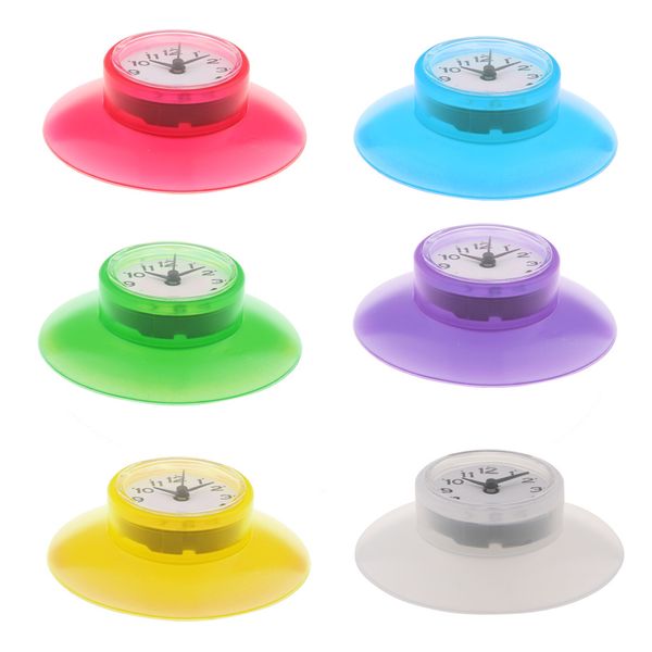 mini waterproof kitchen bathroom bath shower clock with large suction cup, multi colors
mini waterproof kitchen bathroom bath shower clock with large suction cup, multi colors