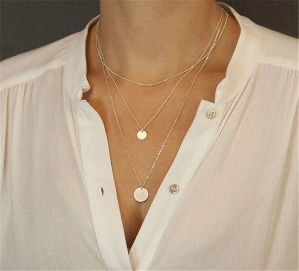 sexemara european and american fashion accessories 2019 new size electroplated sequins and beautiful multi layer long necklaces, Silver
sexemara european and american fashion accessories 2019 new size electroplated sequins and beautiful multi layer long necklaces, Silver