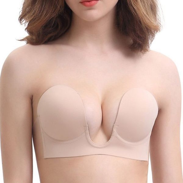 1 pc invisible push up strapless bras formal dress wedding sticky self-adhesive silicone brassiere deep u plunge bra, Red;black
1 pc invisible push up strapless bras formal dress wedding sticky self-adhesive silicone brassiere deep u plunge bra, Red;black