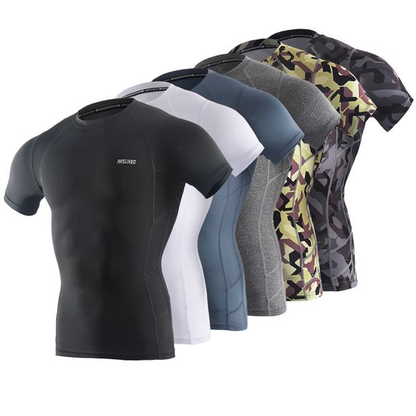 new mens quick dry tee shirts compression training fitness t-shirts men short sleeve bicycle jersey cycling base layer sportswear t shirt, Gray;blue
new mens quick dry tee shirts compression training fitness t-shirts men short sleeve bicycle jersey cycling base layer sportswear t shirt, Gray;blue