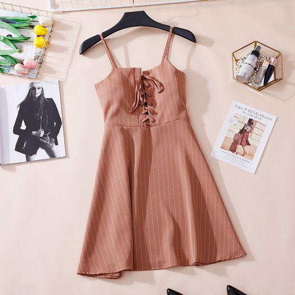 striped bandage dress beach style 2020 spring summer dresses women high waist korean lace up vestidos new, Black;gray
striped bandage dress beach style 2020 spring summer dresses women high waist korean lace up vestidos new, Black;gray