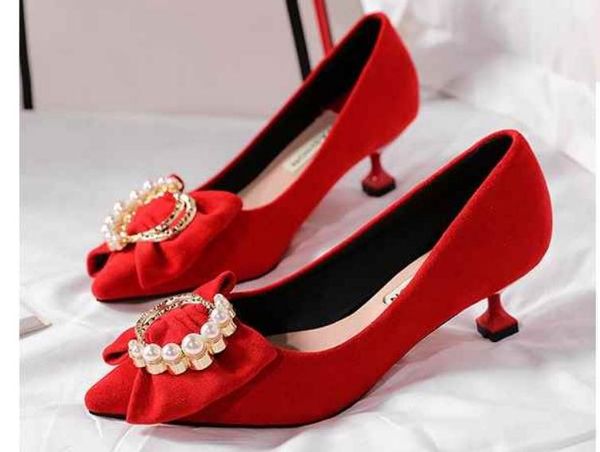 suede women's shoes in spring and autumn middle fine heel water drill@24, Black
suede women's shoes in spring and autumn middle fine heel water drill@24, Black