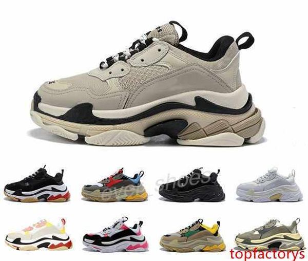 new triple s designer paris 17fw low old dad platform sneakers black white combination soles boots men women fashion casual shoes 36-45
new triple s designer paris 17fw low old dad platform sneakers black white combination soles boots men women fashion casual shoes 36-45