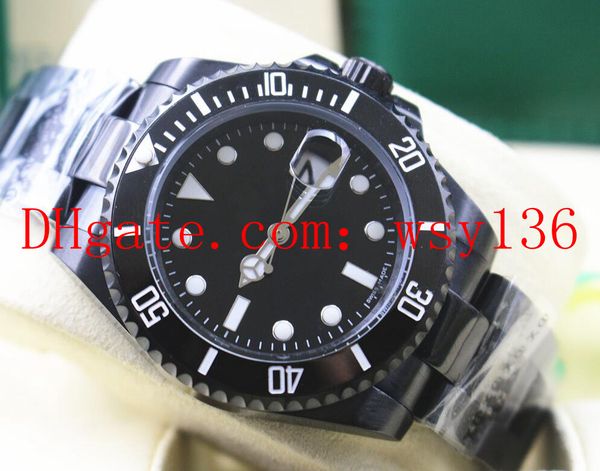 date 16610 black pvd coated stainless ceramic bezel 40mm asia 2813 movement automatic mens wrist dive watches, Slivery;brown
date 16610 black pvd coated stainless ceramic bezel 40mm asia 2813 movement automatic mens wrist dive watches, Slivery;brown