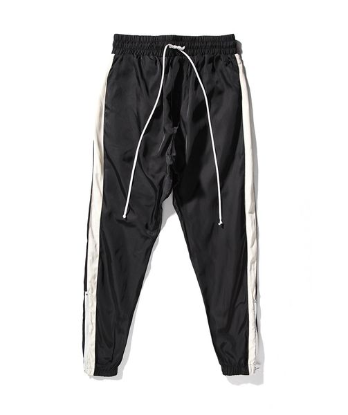 men's pants mens womens high street style fashion casual jogger drawstring colorblock striped zip asian size m-2xl, Black
men's pants mens womens high street style fashion casual jogger drawstring colorblock striped zip asian size m-2xl, Black