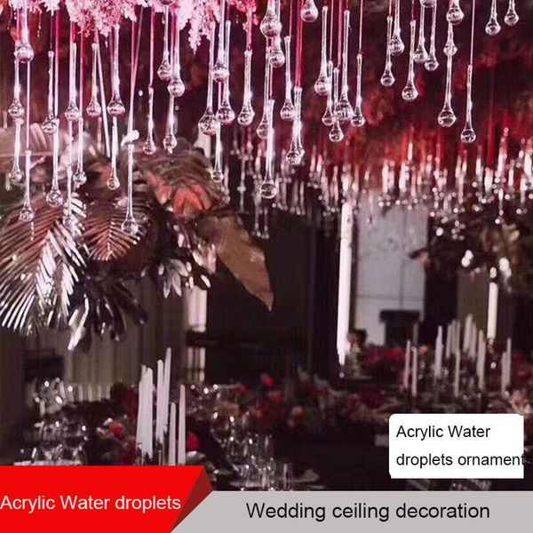 50pcs wedding decor ceiling pendant acrylic water droplets crystal charm wedding props hummingbird hanging piece decoration
50pcs wedding decor ceiling pendant acrylic water droplets crystal charm wedding props hummingbird hanging piece decoration