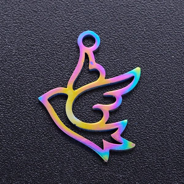 5pcs/lot 100% stainless steel peace dove diy charms with rainbow plated wholesale charm for bracelet making, Bronze;silver
5pcs/lot 100% stainless steel peace dove diy charms with rainbow plated wholesale charm for bracelet making, Bronze;silver