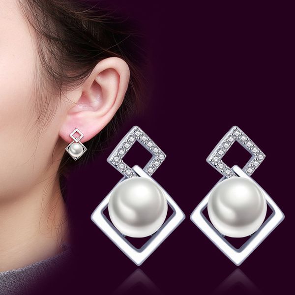 korean pearl crystal earrings temperament elegant geometric square stud earrings for women earring earings jewelry earing gift, Golden;silver
korean pearl crystal earrings temperament elegant geometric square stud earrings for women earring earings jewelry earing gift, Golden;silver