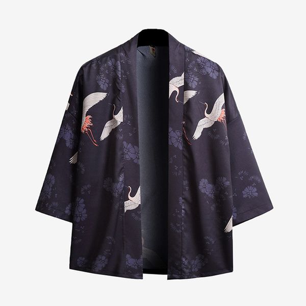 literary japanese kimono yukata man japanese sleepwear short robe loose kimomo chinese style cardigan kimono haori, Black;brown
literary japanese kimono yukata man japanese sleepwear short robe loose kimomo chinese style cardigan kimono haori, Black;brown