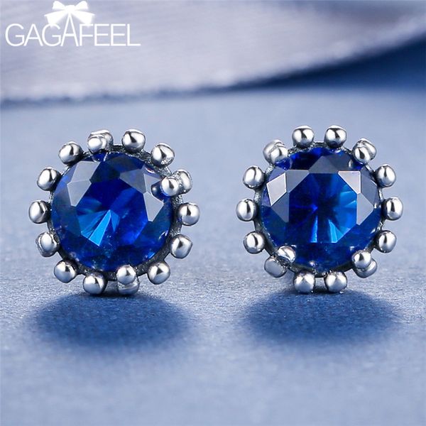 gagafeel 925 sterling silver earrings blue zircon earrings studs for women fine jewelry kolczyki srebrne aros aretes, Golden;silver
gagafeel 925 sterling silver earrings blue zircon earrings studs for women fine jewelry kolczyki srebrne aros aretes, Golden;silver