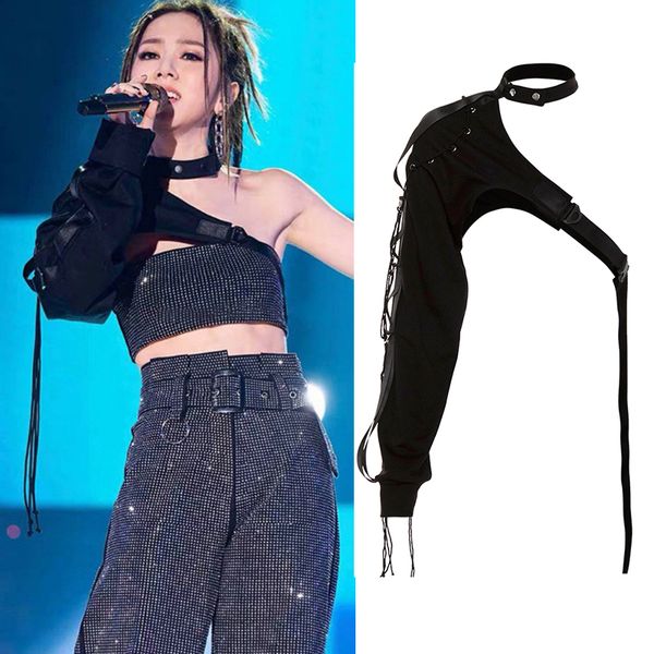 personality female hip hop jazz dance costume single sleeve fashion one shoulder arm sleeve decorative stage wear dwy2033, Black;red
personality female hip hop jazz dance costume single sleeve fashion one shoulder arm sleeve decorative stage wear dwy2033, Black;red