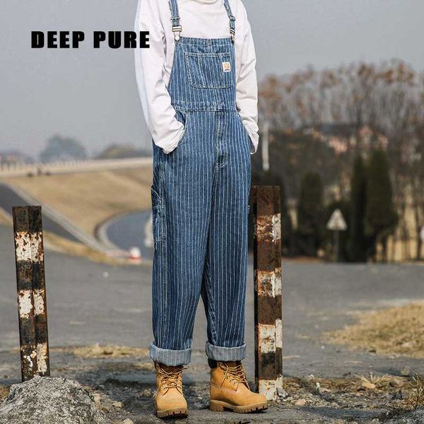 men jeans streetwear full length washed denim pocket striped straight pants wide leg pants, Blue
men jeans streetwear full length washed denim pocket striped straight pants wide leg pants, Blue