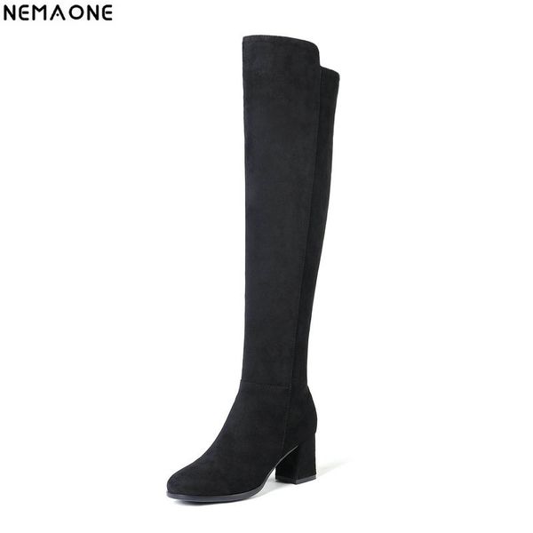 nemaone 2019 women faux suede leather over the knee high boots high heels ladies boots black red gray brown shoes woman
nemaone 2019 women faux suede leather over the knee high boots high heels ladies boots black red gray brown shoes woman