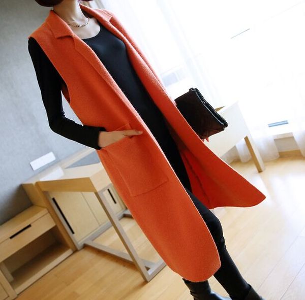 waistcoat 2018 long button vest chalecos mujer new autumn turn-down collar sleeveless solid color irregular loose women, Black;white
waistcoat 2018 long button vest chalecos mujer new autumn turn-down collar sleeveless solid color irregular loose women, Black;white