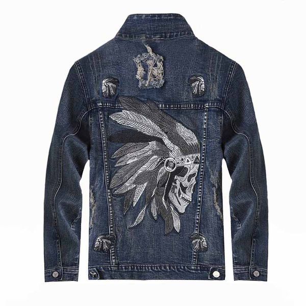 kiovno high street ripped denim jackets men's embroidery distressed jeans jackets size m-4xl, Black;brown
kiovno high street ripped denim jackets men's embroidery distressed jeans jackets size m-4xl, Black;brown