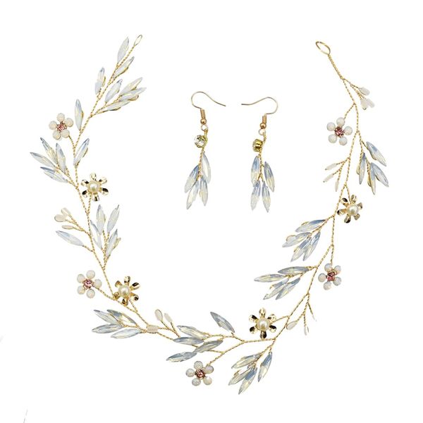 flower tiaras & earrings bridal jewelry sets opal stone pearl crystal headdress wedding hair accessories bride jewelry, Slivery;golden
flower tiaras & earrings bridal jewelry sets opal stone pearl crystal headdress wedding hair accessories bride jewelry, Slivery;golden