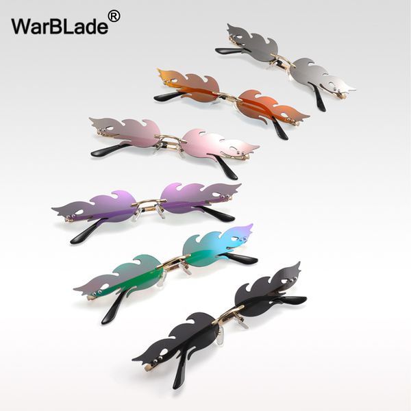 warblade 2020 fashion fire flame sunglasses eyewear luxury narrow sunglass shade streetwear women men rimless wave sun glasses, White;black
warblade 2020 fashion fire flame sunglasses eyewear luxury narrow sunglass shade streetwear women men rimless wave sun glasses, White;black